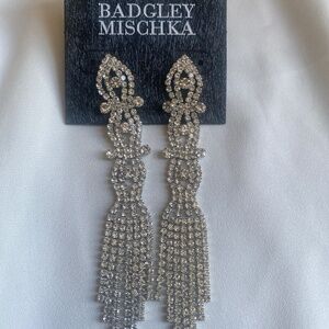 Badgley mischka rhinestone earrings